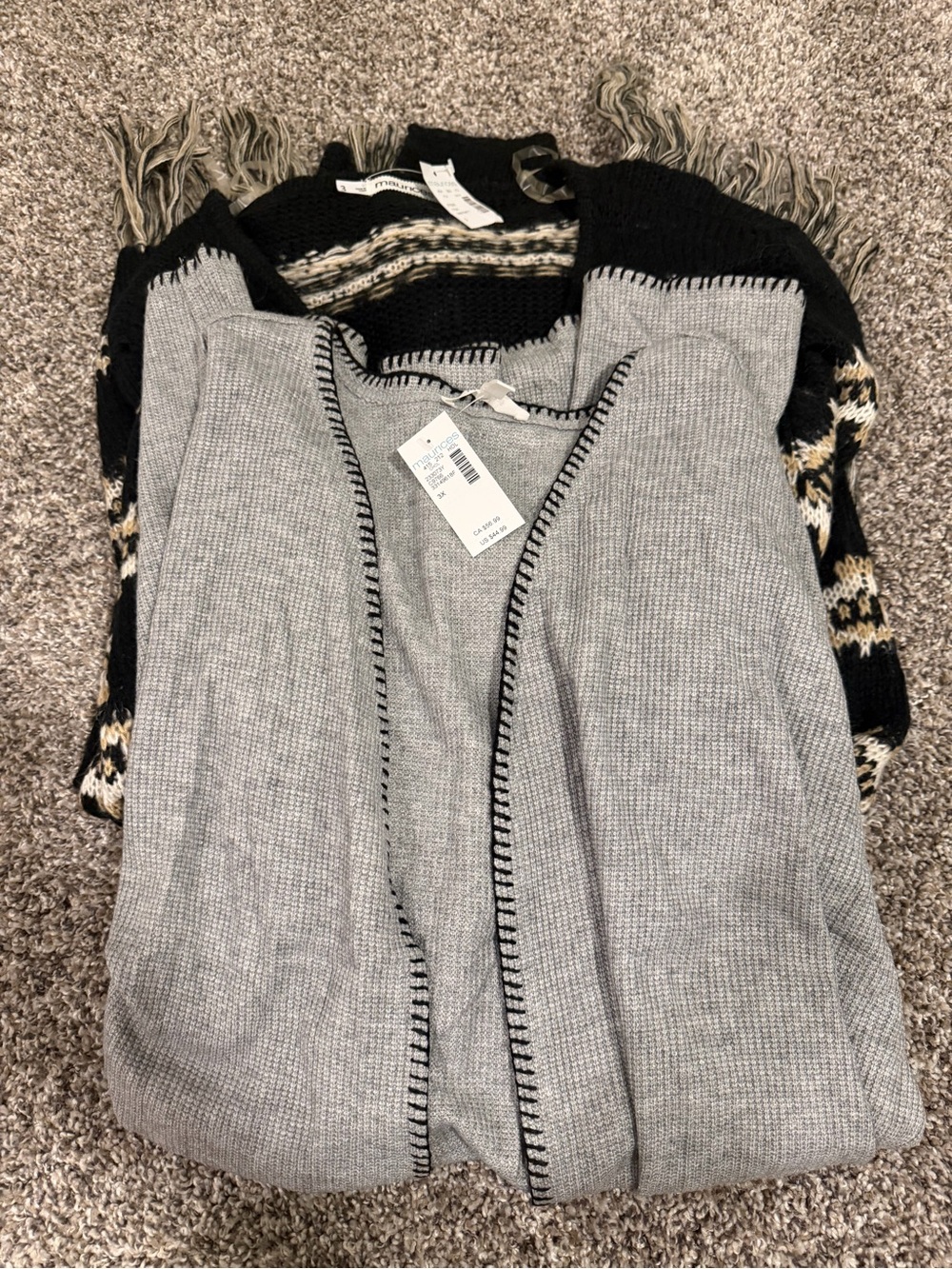 2 Women’s Maurice’s Cardigans 3x NWT
